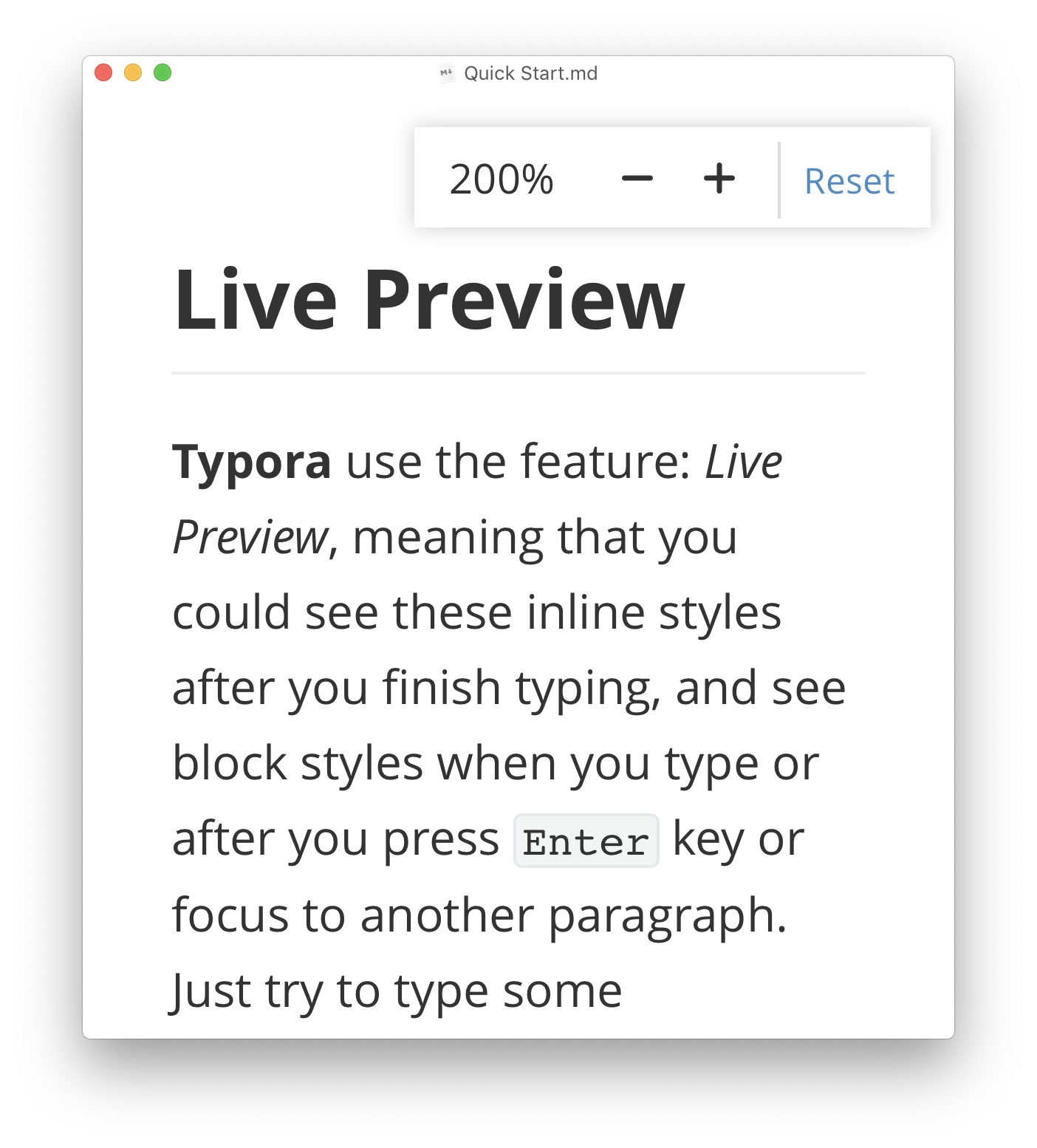 typora shortcuts